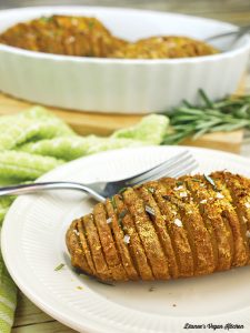 Hasselback Potatoes, vegan & gluten-free