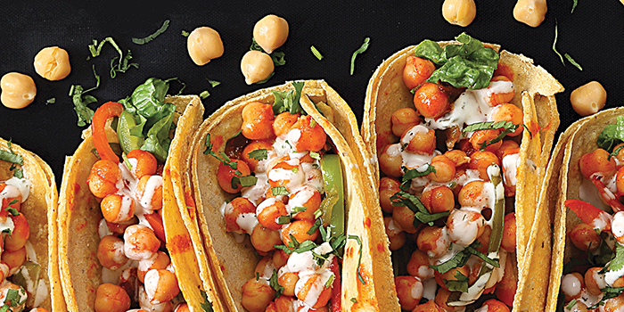 Vegan Richa's Buffalo Chickpea Tacos