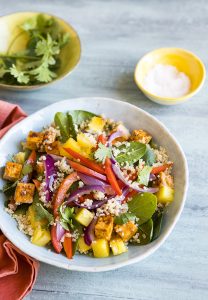 Simply Vegan Cookbook Hawaiian Tofu Bowl