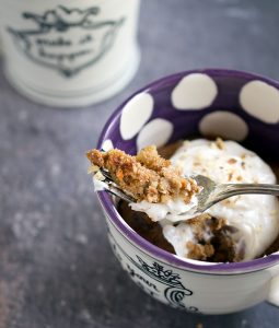 Vegan Carrot Cake in a Mug