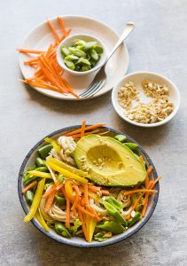 Cashew Soba Noodle Bowl from The Plant-Based Diet Meal Plan by Heather Nicholds