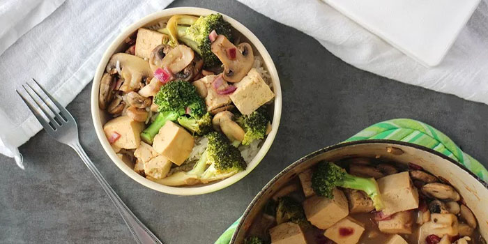 Tofu Stir Fry Made in the Oven