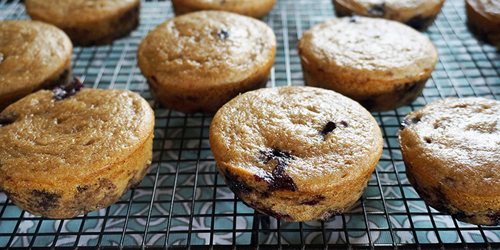 Blueberry Tea Cakes without glaze