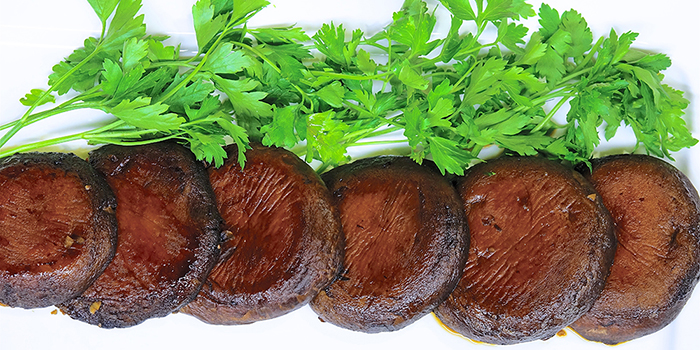 Laura Theodore's Gingered Portobello Steaks