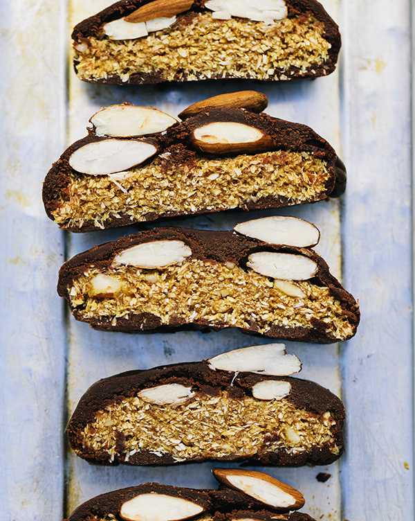 Vegan Almond Joy Bars from Chocolate Every Day by Bennett Coffey & Kyleen Keenan (gluten-free)