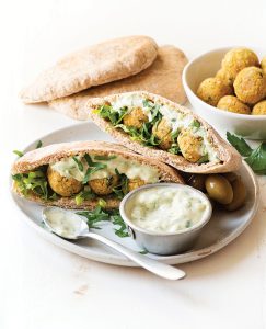 Baked Falafel from The China Study Cookbook by LeAnne Campbell
