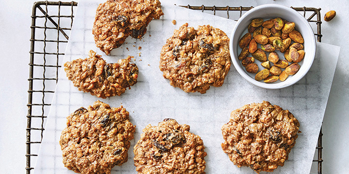 Pumpkin Spice, Cranberry, and Pistachio Morning Cookies from The Vegan 8 by Brandi Doming