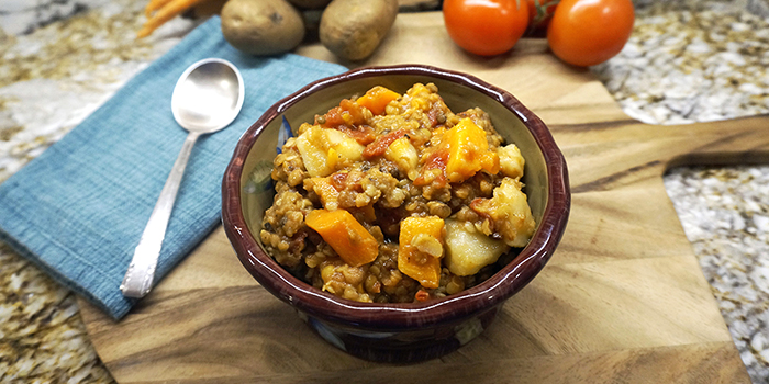 Laura Theodore's Root Veggie and Lentil Trio Stew