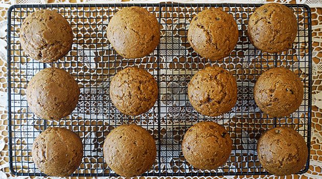 Laura Theodore’s Vegan Lemony Maple Cranberry Muffins