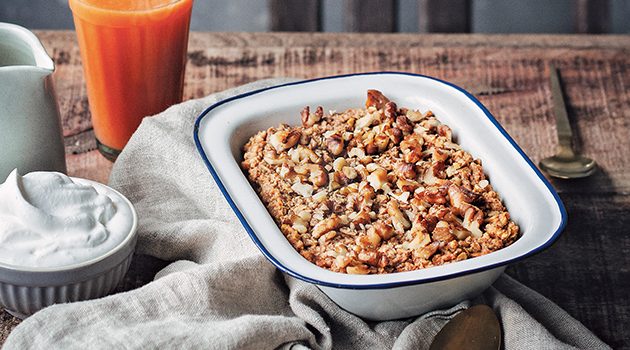 Sweet Potato Pie Baked Porridge from Naturally Sweet Vegan Treats