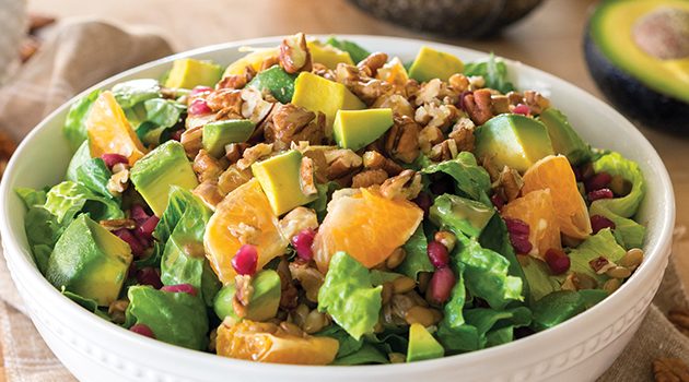 Winter Lentil and Pomegranate Salad from What the Health