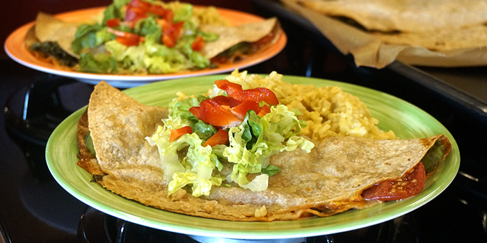 Jazzy Vegetarian's Healthy, Hearty Avocado Quesadillas