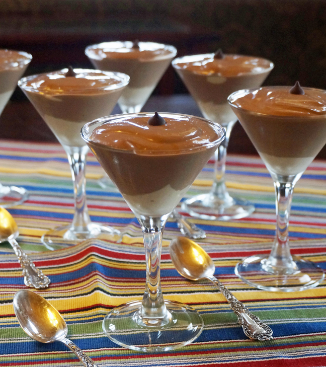 Jazzy Vegetarian's Vanilla Cream-Chocolate Pudding Parfaits