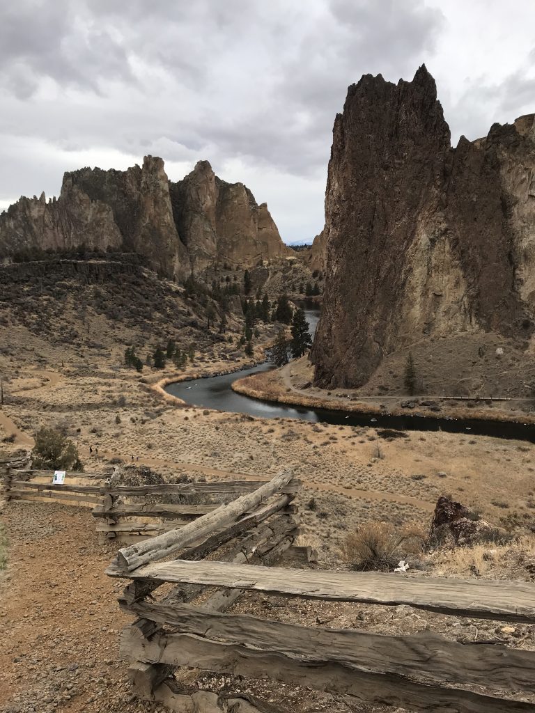 Smith Rock, outside of Bend, Oregon.