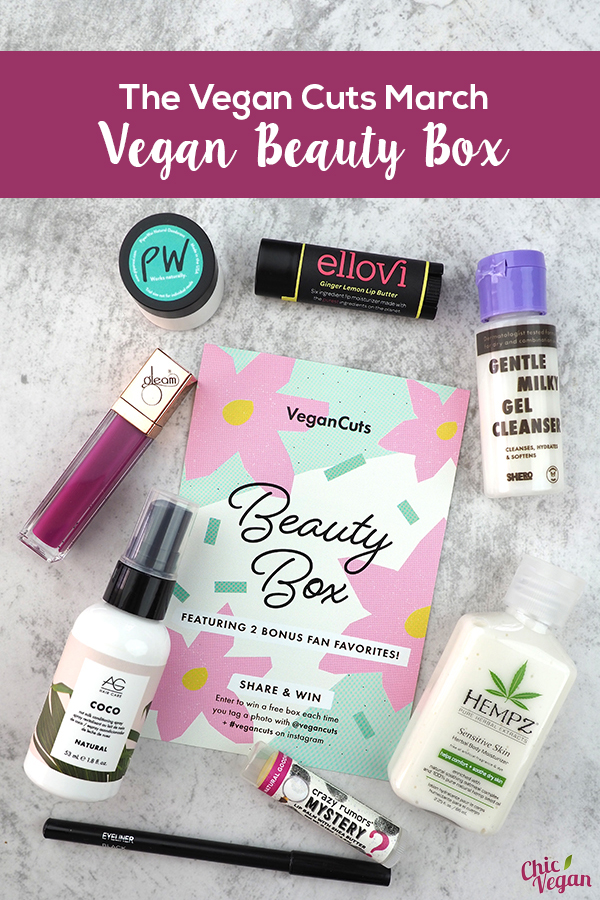 Spring is here, and the March Vegan Cuts Vegan Beauty Box will help you get into the swing of the new season with cruelty-free skin care products and cosmetics.