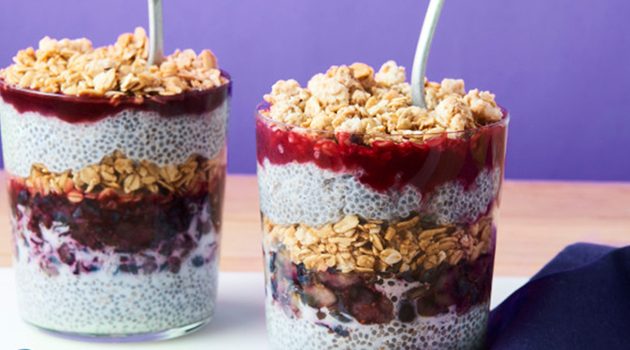 Make-Ahead Chia Pudding Parfaits from The College Vegan Cookbook