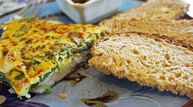 Potato and Spinach Vegan Frittata