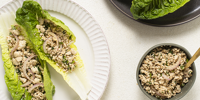 Larb Salad from Plant-Based on a Budget