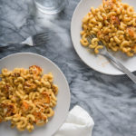 Buffalo Cauliflower Mac recipe from Vegan Mac and Cheese by Robin Robertson