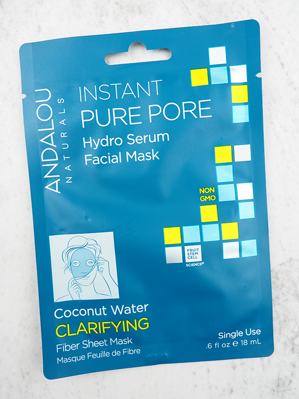 Andalou Naturals Instant Pure Pore Hydro Serum Facial Mask
