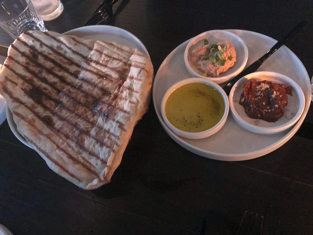 Comune's breads and spreads plate