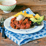 Three Bean Chili Burger from The Best Veggie Burgers on the Planet!