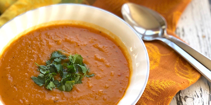 Coconut-Sweet Potato Bisque from 5-Ingredient Vegan by Nava Atlas