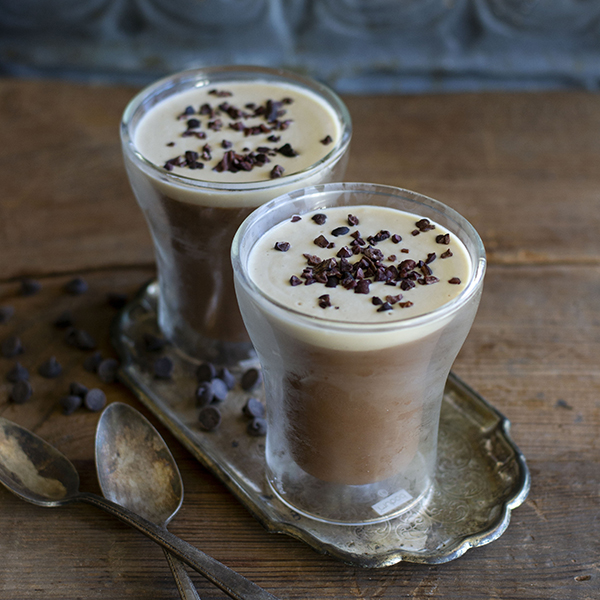 Deep Dark Chocolate Truffle Pudding square