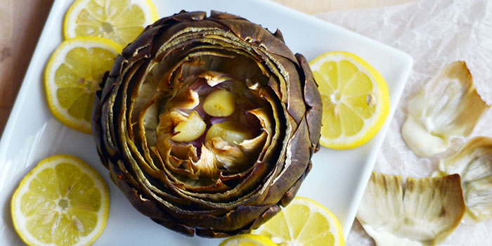 Easy Baked Artichokes from The Colorful Family Table